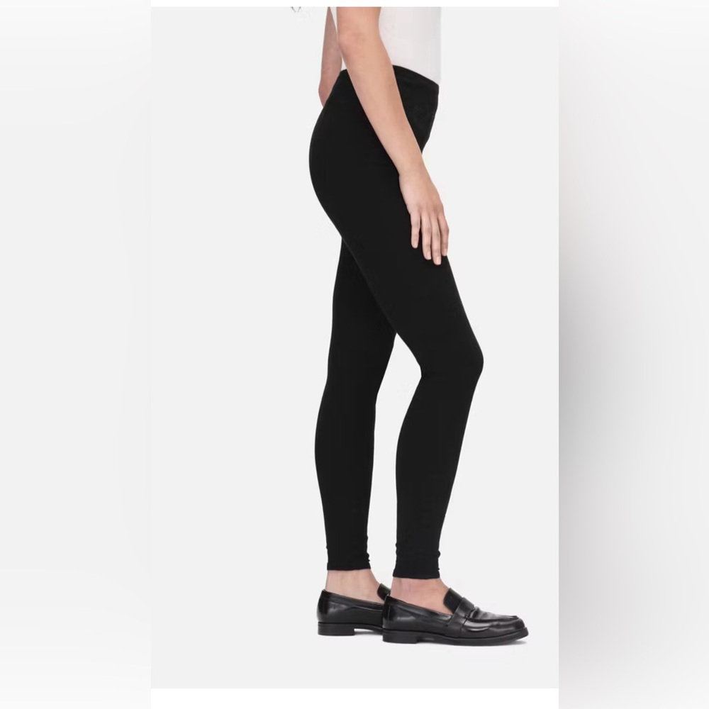 FRAME DENIM JETSET CROP HIGH RISE SKINNY BLACK NOIR NEW WITH TAG SIZE 1